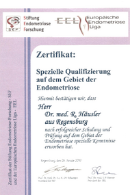 PDF - Zertifikat Spezielle Qualifizierung Endometriose - Dr. Häusler